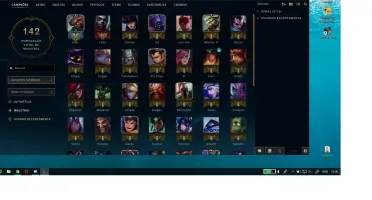 Conta no LOL Gold 1 com 54 Champs e 12 skins