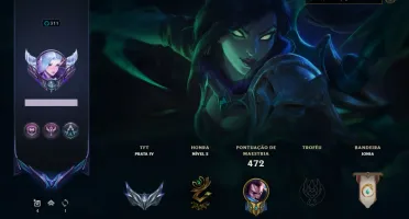 Conta LoL Full Champion 186 Skins Ex Diamond LvL 311
