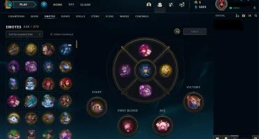 Conta League of Legends 500 skins