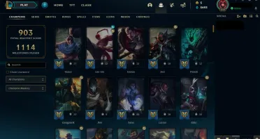Conta League of Legends 500 skins
