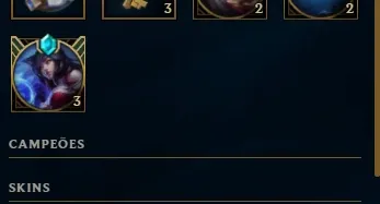 Conta de LOL