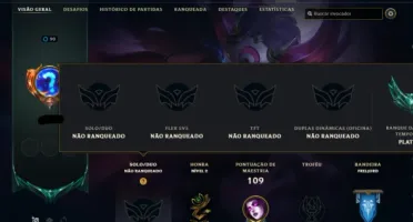 Conta de LOL