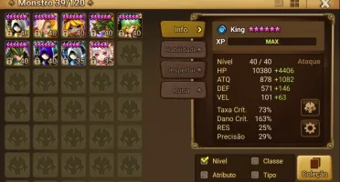 Conta summoners war 1 nat 5* LD