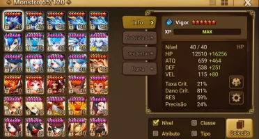 Conta summoners war 1 nat 5* LD