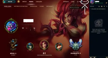 Conta lol Diamante V