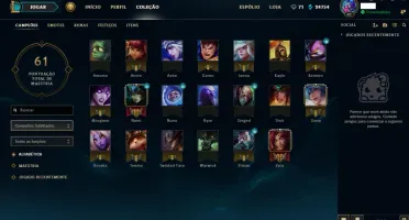 Conta lol Diamante V