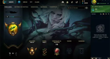 Conta LoL, Gold III 75 PDL, Smurf, Espólios raros