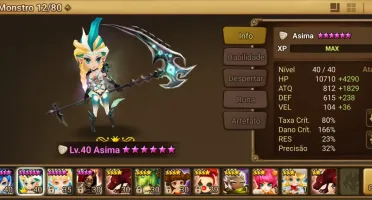 CONTA LD SUMMONERS WAR - ASIMA