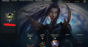 Lol Ferro, 40K Ea, Lvl 30, Upada na Mão e com Skin Lendária