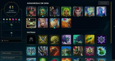 Lol Ferro, 40K Ea, Lvl 30, Upada na Mão e com Skin Lendária