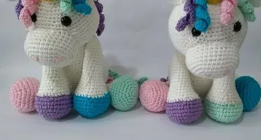 Amigurumi Unicórnio