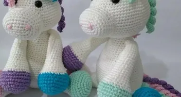 Amigurumi Unicórnio