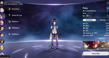 Conta Honkai Star Rail Nível 30 Com 800K De Créditos
