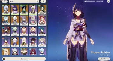AR 57 End Game ( +12 T5 com constelações) Ganyu, Xiao, Eula