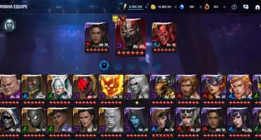 Conta top Marvel Future fight mff