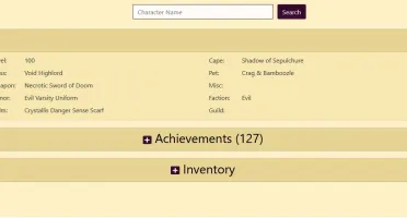 CONTA AQW - VÁRIOS HARD FARM