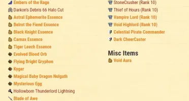 CONTA ADVENTURE QUEST WORLD BASICA LVL 92