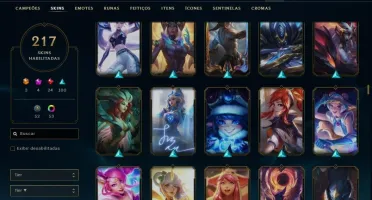 Conta de LoL com todos os personagense +200 skins