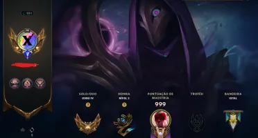 Conta com 12 anos de criação, mais de 200 skins