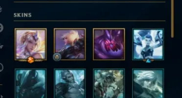 CONTA PRATA 1, 40 champs, 5 skins + espólios com skins