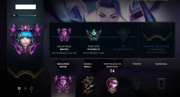 Conta lol 25 champs mestre