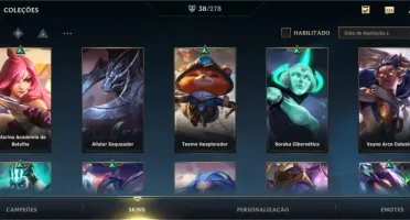 CONTA CHALLENGER ALL SEASONS - VARIAS SKINS (+ DE R$700,00)