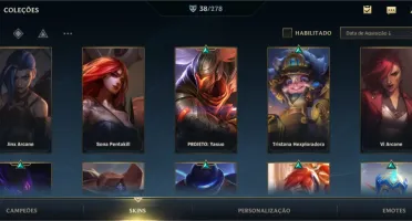 CONTA CHALLENGER ALL SEASONS - VARIAS SKINS (+ DE R$700,00)