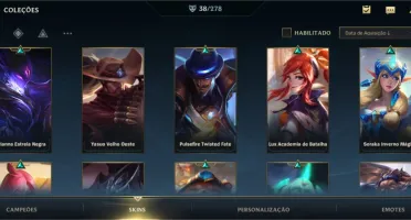 CONTA CHALLENGER ALL SEASONS - VARIAS SKINS (+ DE R$700,00)
