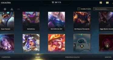 CONTA CHALLENGER ALL SEASONS - VARIAS SKINS (+ DE R$700,00)
