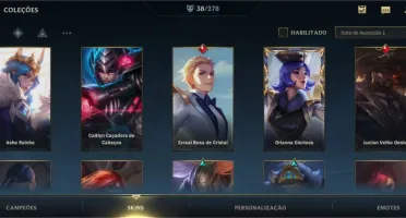 CONTA CHALLENGER ALL SEASONS - VARIAS SKINS (+ DE R$700,00)