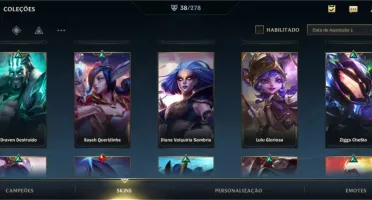 CONTA CHALLENGER ALL SEASONS - VARIAS SKINS (+ DE R$700,00)
