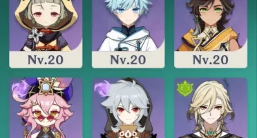 Genshin Impact AR 60⭐️24 personagens e 16 armas Estrelas⭐️