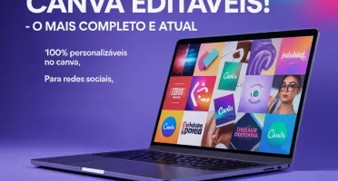 Pacote Completo: +1000 Templates Editáveis para Canva – Atua