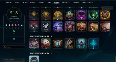 Conta lol antiga (criada em 2012)