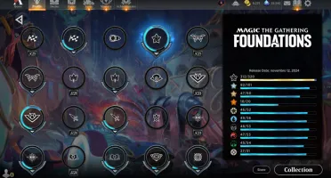 Conta MTG Arena 35340 gems, 9200 gold e 336 booster packs