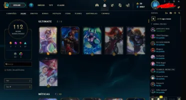 CONTA DE LOL COM KAYLE JUÍZA E 7 SKINS MÍTICAS