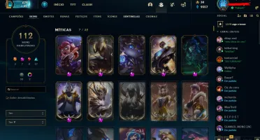 CONTA DE LOL COM KAYLE JUÍZA E 7 SKINS MÍTICAS
