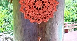 Mandala Filtro dos Sonhos em Crochê