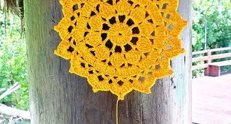 Mandala Filtro dos Sonhos em Crochê