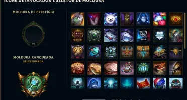 Conta League of Legends - Skins Raras