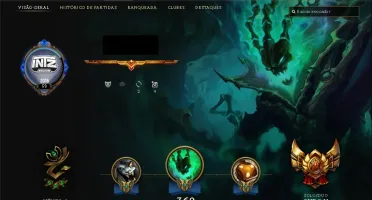 Conta de lol Gold 5 e Prata 4