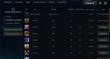 Conta De League Of Legends, Nível 30