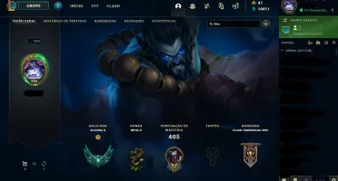 CONTA LOL PLATINA II - +100 SKINS