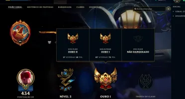 CONTA OURO 1 COM MUITA SKIN !