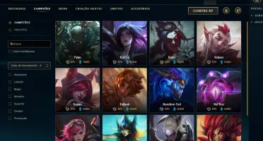 CONTA OURO 1 COM MUITA SKIN !