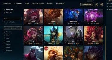 CONTA OURO 1 COM MUITA SKIN !
