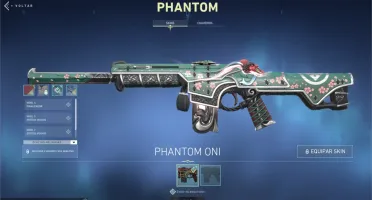 acc valorant com leque celestial, passe ativo e phantom oni