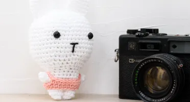 Coelho Cabeçudo em Amigurumi