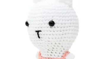 Coelho Cabeçudo em Amigurumi