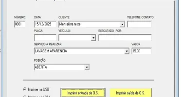 Sistema Software Programa Estacionamento E Lava Jato